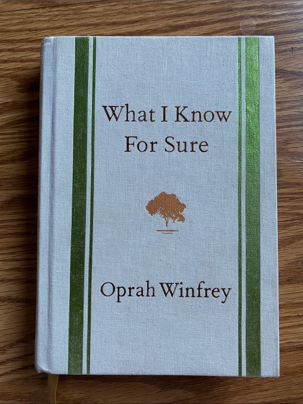 Oprah Winfrey book what I know for sure